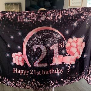 Happy 21st Birthday Banner